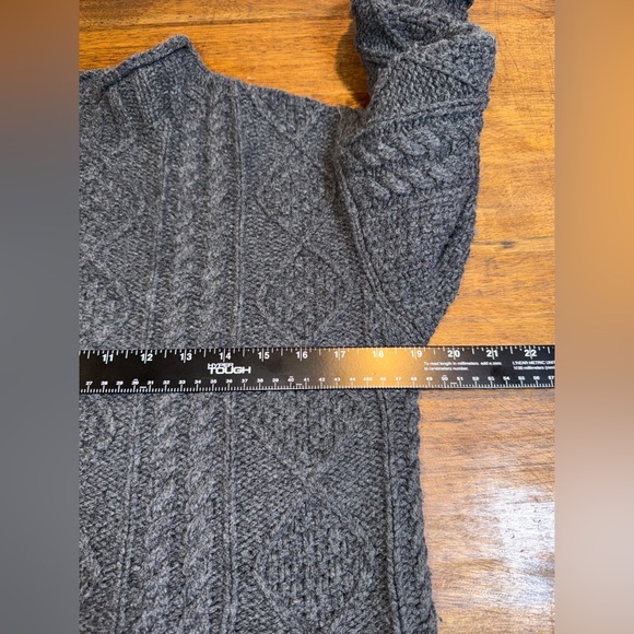 Frances Valentine Fisherman Lambswool Sweater - Picture 7 of 8